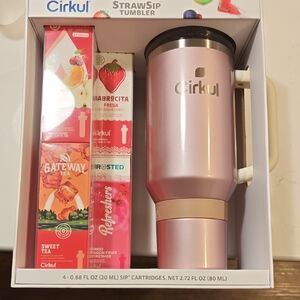 Cirkul Rose Pink StrawSip Tumbler